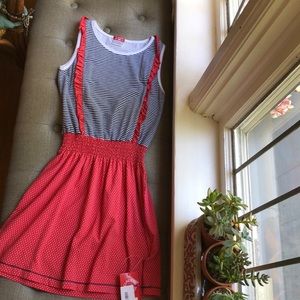 NEW 🌺 Claesen’s Girl’s Cotton Knit Dress sz 14